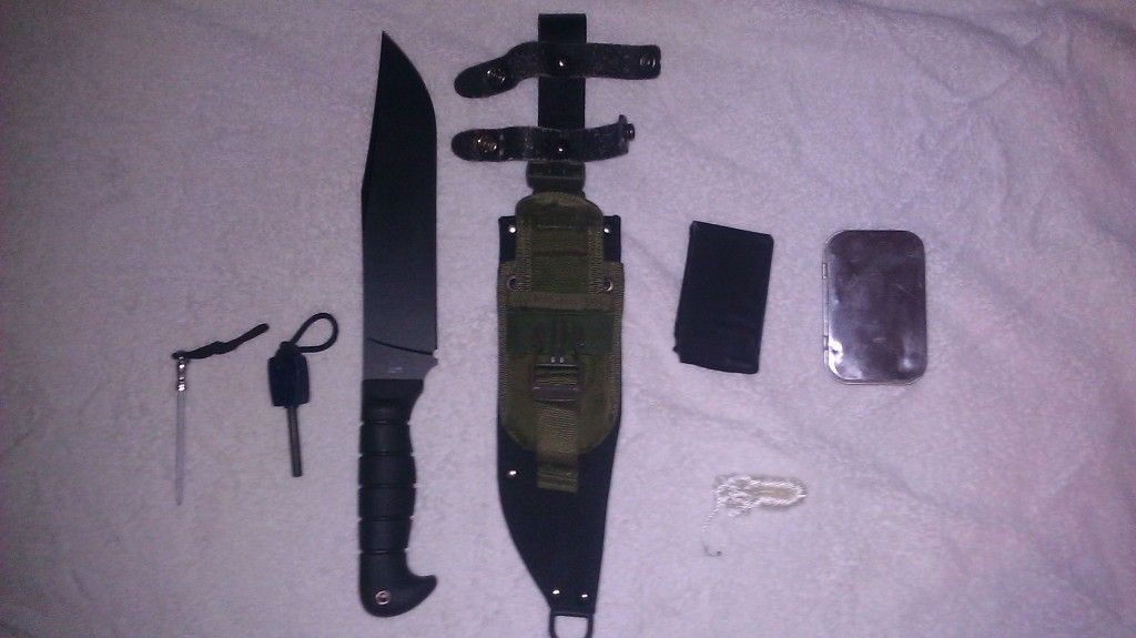 KaBar Large Heavy Bowie, Ultimate Wilderness Survival Knife...?